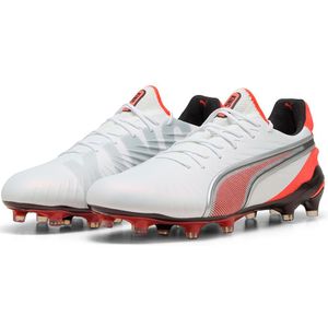Puma - King Ultimate FG/AG - Voetbalschoenen - Wit - EU 43