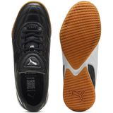 PUMA - King Liga - Zaalvoetbalschoenen - Zwart Wit Zilver - Leer