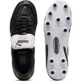 PUMA - King Top - Voetbalschoenen - Zwart Wit Goud - K-BETTER™ Bovenwerk