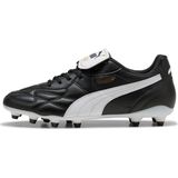 PUMA - King Top - Voetbalschoenen - Zwart Wit Goud - K-BETTER™ Bovenwerk