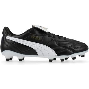 PUMA - King Top - Voetbalschoenen - Zwart Wit Goud - K-BETTER™ Bovenwerk