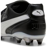 PUMA - King Liga - Voetbalschoenen - Zwart Wit Zilver - K-BETTER™-bovenwerk