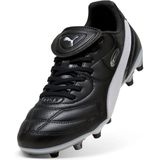 PUMA - King Liga - Voetbalschoenen - Zwart Wit Zilver - K-BETTER™-bovenwerk