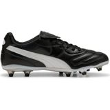 PUMA - King Liga - Voetbalschoenen - Zwart Wit Zilver - K-BETTER™-bovenwerk