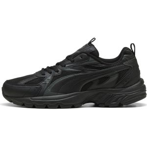 PUMA - Milenio Tech - Sneakers - PUMA Black / Shadow Gray - Ademend Bovenwerk