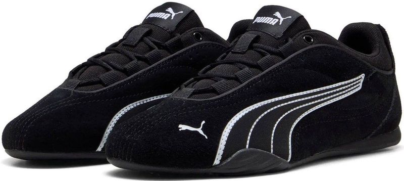 PUMA - Catch Soleil - Sportschoenen - Zwart/Wit - Suède/Leer