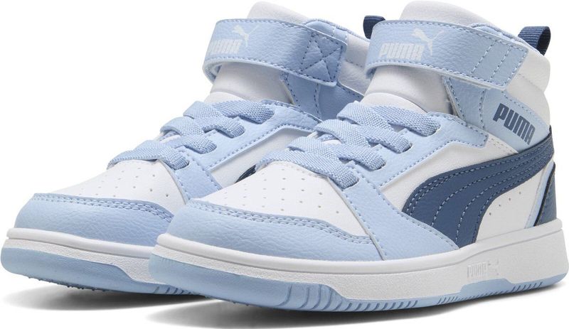 PUMA - Rebound V6 Mid AC+ PS - Sneakers - PUMA White-Dark Indigo-Haute Tropic