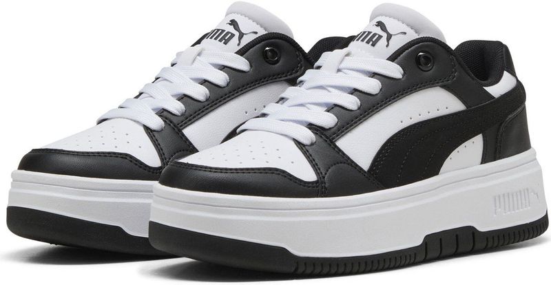 PUMA - Rebound Femme Jr - Sneakers - Puma White-Puma Black