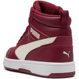 Puma - Rebound V6 Mid - Sneakers - Donkerrood/Ecru - Basketbalschoenen