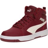 Puma - Rebound V6 Mid - Sneakers - Donkerrood/Ecru - Basketbalschoenen