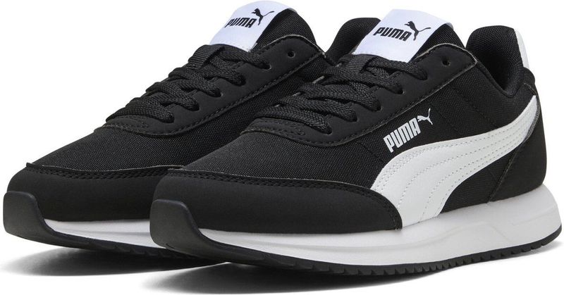 PUMA R78 Lightwind Sneakers - Puma Black-Puma White - Synthetisch Materiaal