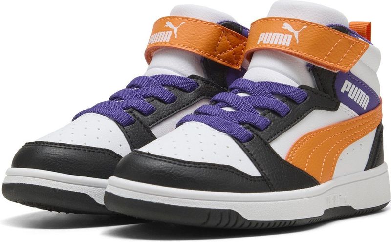 PUMA - Rebound - Basketbalschoenen - Zwart - Imitatieleer