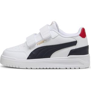 PUMA - Shuffle Downtown - Lage Sneakers - Blauw/Rood/Wit