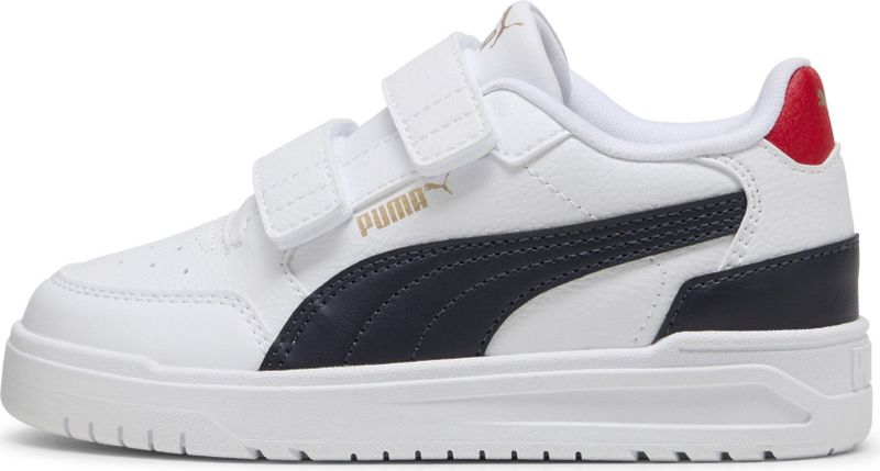 PUMA - Shuffle Downtown - Lage Sneakers - Blauw/Rood/Wit