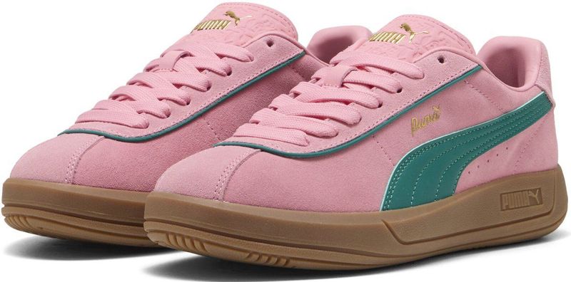 PUMA - Club Klassika - Sneakers - Smaragd / Lichtroze