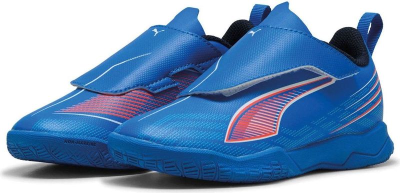 PUMA - ULTRA 6 PLAY - Futsalschoenen - Blauw/Rood/Wit