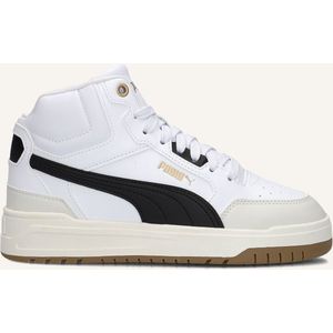 PUMA - SHUFFLE DOWNTOWN MID JR - Sneakers - Puma white/Puma black/Vapor gray