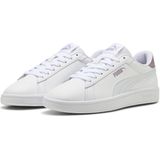 PUMA - Smash 3.0 L - Sneaker - Wit Zilver Mist Pruim Jam - Uniseks Volwassenen
