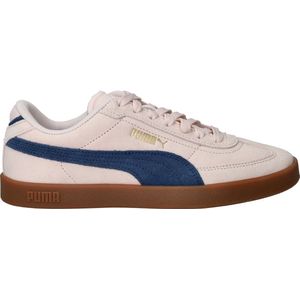 Sneakers - Lichtroze - Donkerblauw - Suède - Textiel - Rubber
