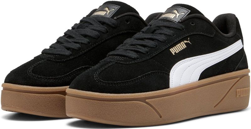 PUMA - Club II Era Platform SD - Sneakers - Suede - Zwart