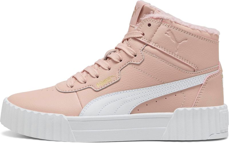 PUMA - CARINA 3.0 MID WTR JR - Sneakers - Rose quartz/Puma white