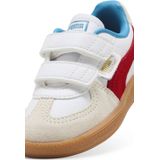 Puma - Palermo Lth - Sneakers - Wit - Rood - Aqua