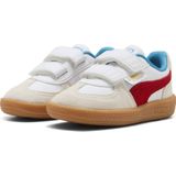 Puma - Palermo Lth - Sneakers - Wit - Rood - Aqua