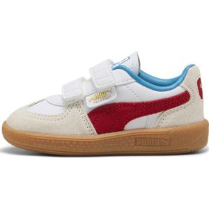 Puma - Palermo Lth - Sneakers - Wit - Rood - Aqua