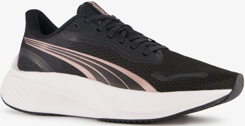 PUMA - Pounce Lite - Hardloopschoenen - Zwart - Roségoud