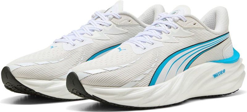 PUMA - Velocity NITRO 4 - Hardloopschoenen - Blauw/Wit
