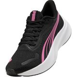 PUMA Unisex Kid's Pounce Lite Jr Sneaker, Puma Zwart Posie Pink PUMA Wit, 35.5 EU
