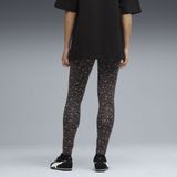 PUMA Essentials Animal Print legging voor Dames, Zwart, Maat XXS