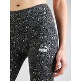 PUMA Essentials Animal Print legging voor Dames, Zwart, Maat XXS