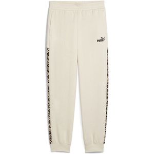 PUMA Essentials Animal Print Comfort sweatpants met hoge taille voor Dames, Maat XXS