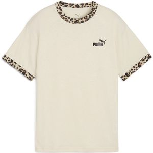 PUMA - Essentials Graphic Animal - Sportshirt - Zwart - Single Jersey