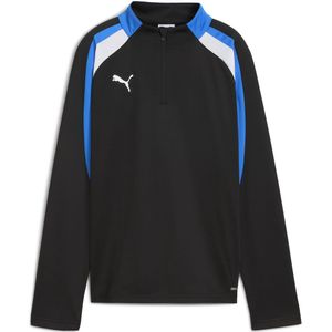 PUMA - IndividualLIGA 1/4 Zip Top - Sporttop - PUMA Black-PUMA White-Ultra Blue
