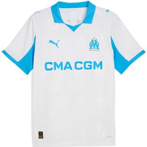Puma - Olympique Marseille 25/26 - Replica Thuis T-shirt - Wit - Korte Mouwen