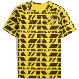 PUMA - Borussia Dortmund Pre-Match - Trainingsshirt - Geel Zwart - 2025-2026