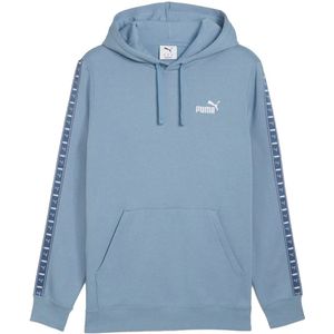 Puma - ESS Tape Hoodie - Blauw - Katoen