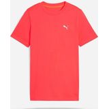 Puma - Glowing Red T-shirt - Regular Fit - Korte Mouwen - Logoprint