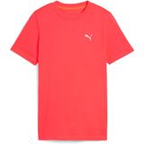 Puma - Glowing Red T-shirt - Regular Fit - Korte Mouwen - Logoprint