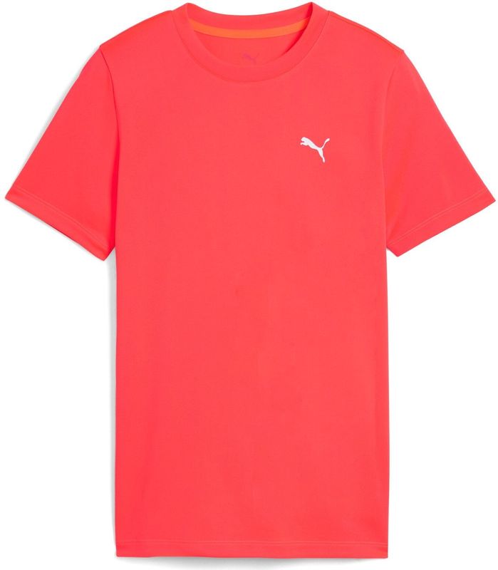 Puma - Glowing Red T-shirt - Regular Fit - Korte Mouwen - Logoprint
