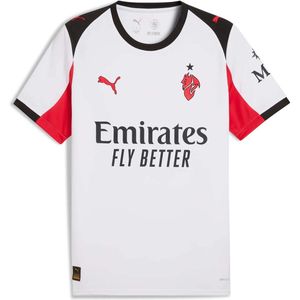 AC Milan - Diavoletto Uitshirt - Wit - Korte Mouwen - Gerecycled Polyester