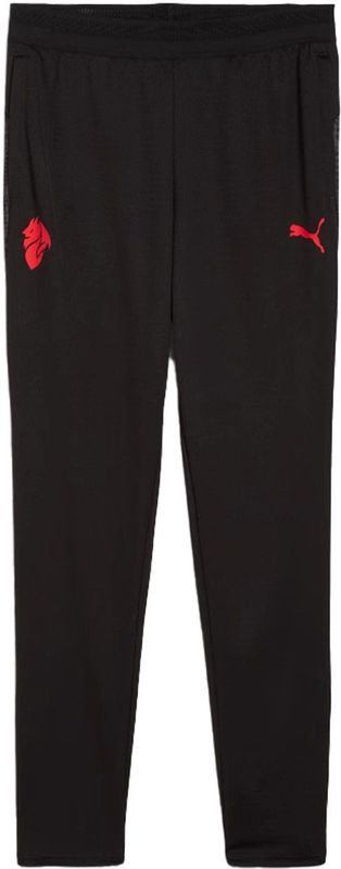 PUMA - AC Milan - Trainingsbroek - Zwart Rood - 2025-2026 Kids