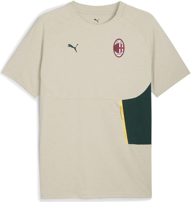 PUMA - AC Milan Pumatech - T-Shirt - Beige Donkergroen - 2025-2026