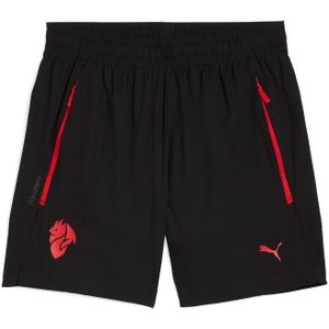 PUMA - AC Milan Pumatech - Broekje Woven - Zwart Rood - 2025-2026
