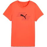 PUMA x HYROX T-shirt met print voor Dames, Rood, Maat XXS
