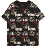 PUMA - Shirt '90s' - Lichtbeige - T-shirt - Kwartmouw - Normale Pasvorm