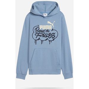 Puma - Mid90s Hoodie - Blauw - Katoen