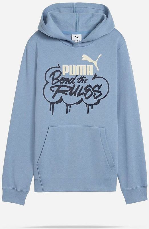 Puma - Mid90s Hoodie - Blauw - Katoen